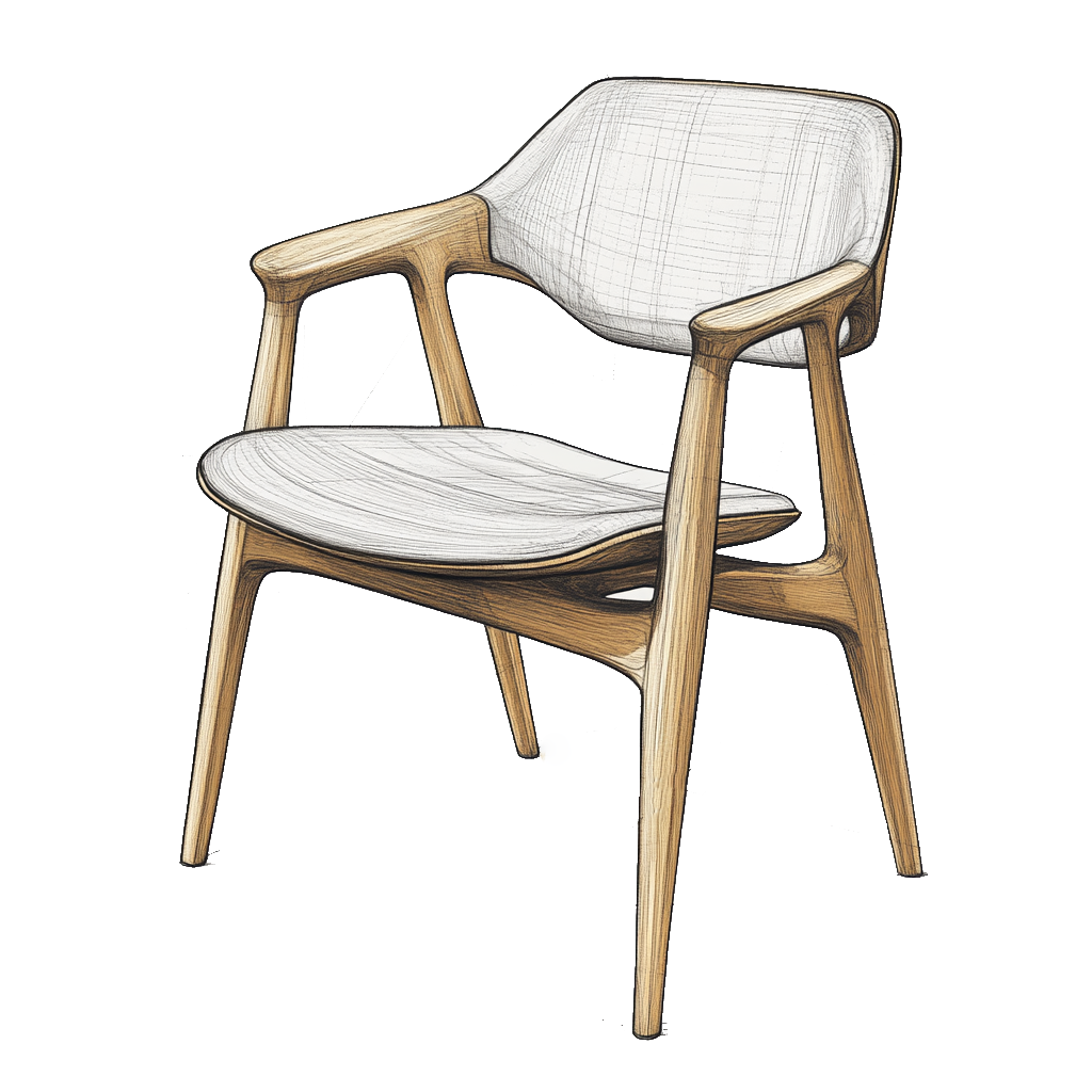 Chair design sketch